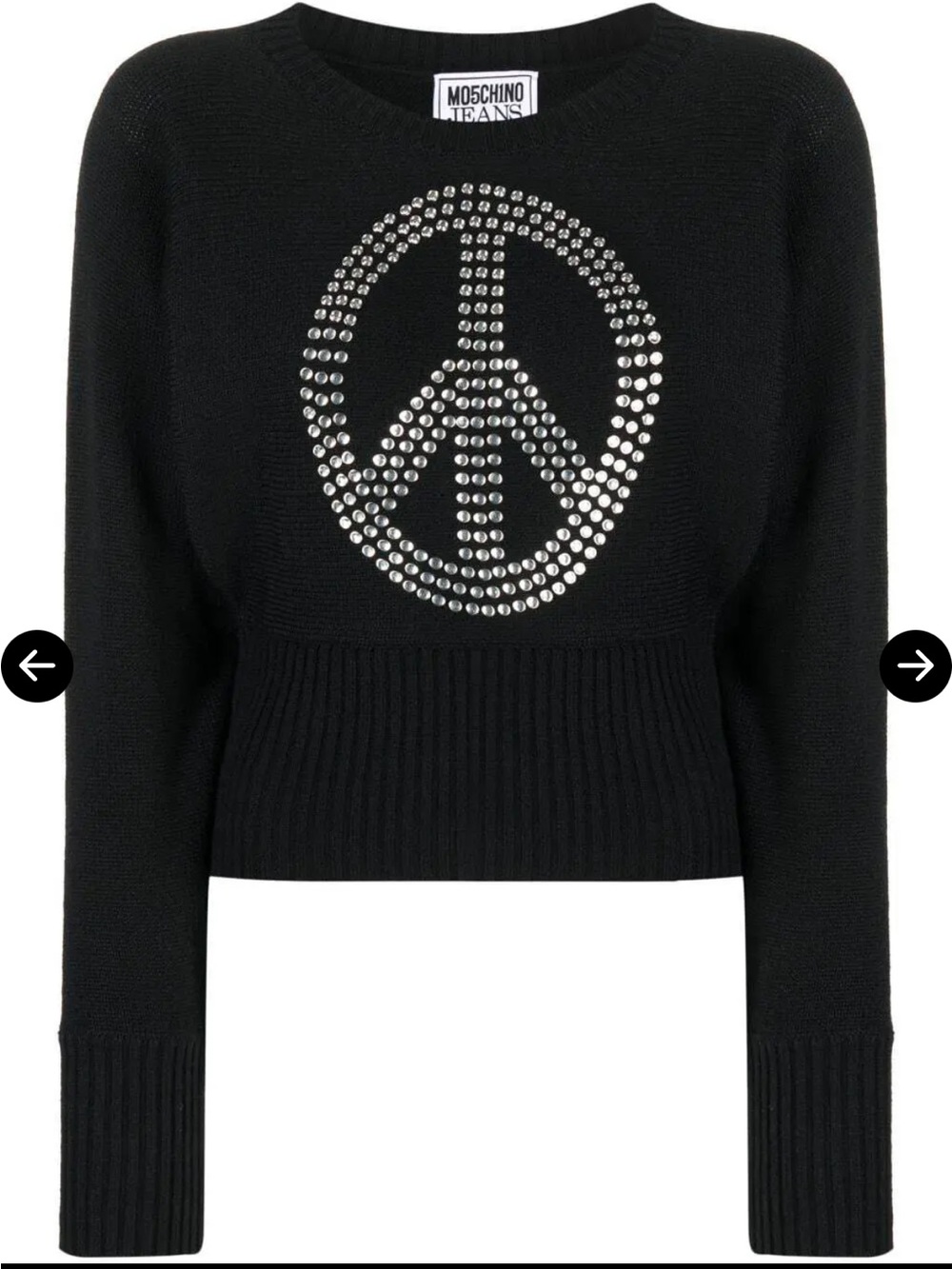 MOSCHINO Virgin Wool Sweater L